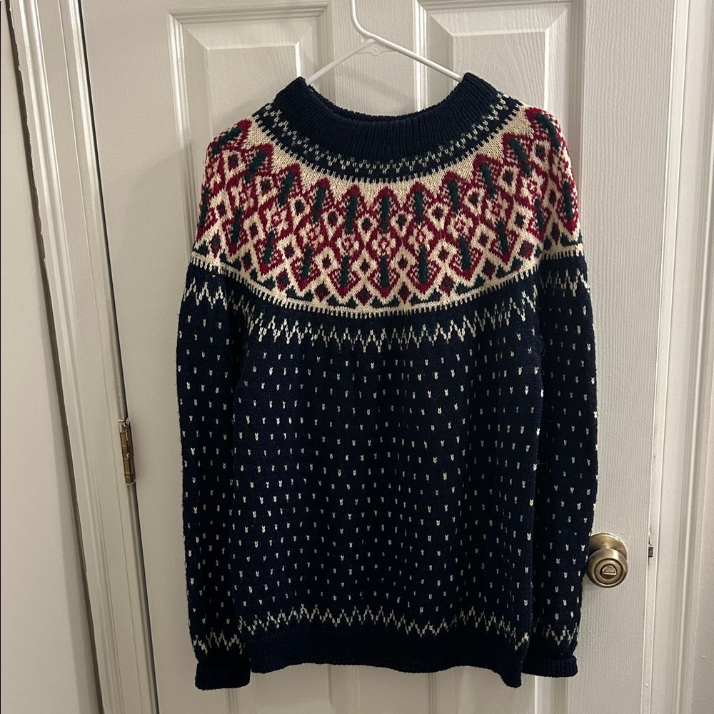 Vintage Wool Fair Isle Sweater
